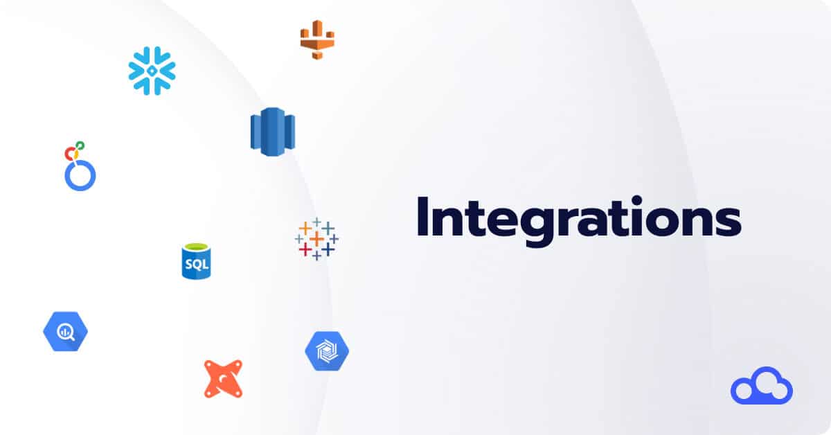 Our data catalog integrations DataGalaxy