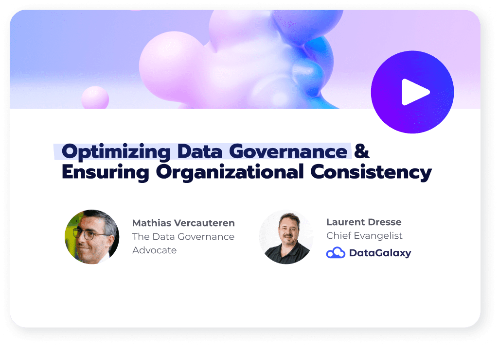 Optimizing data governance Webinar