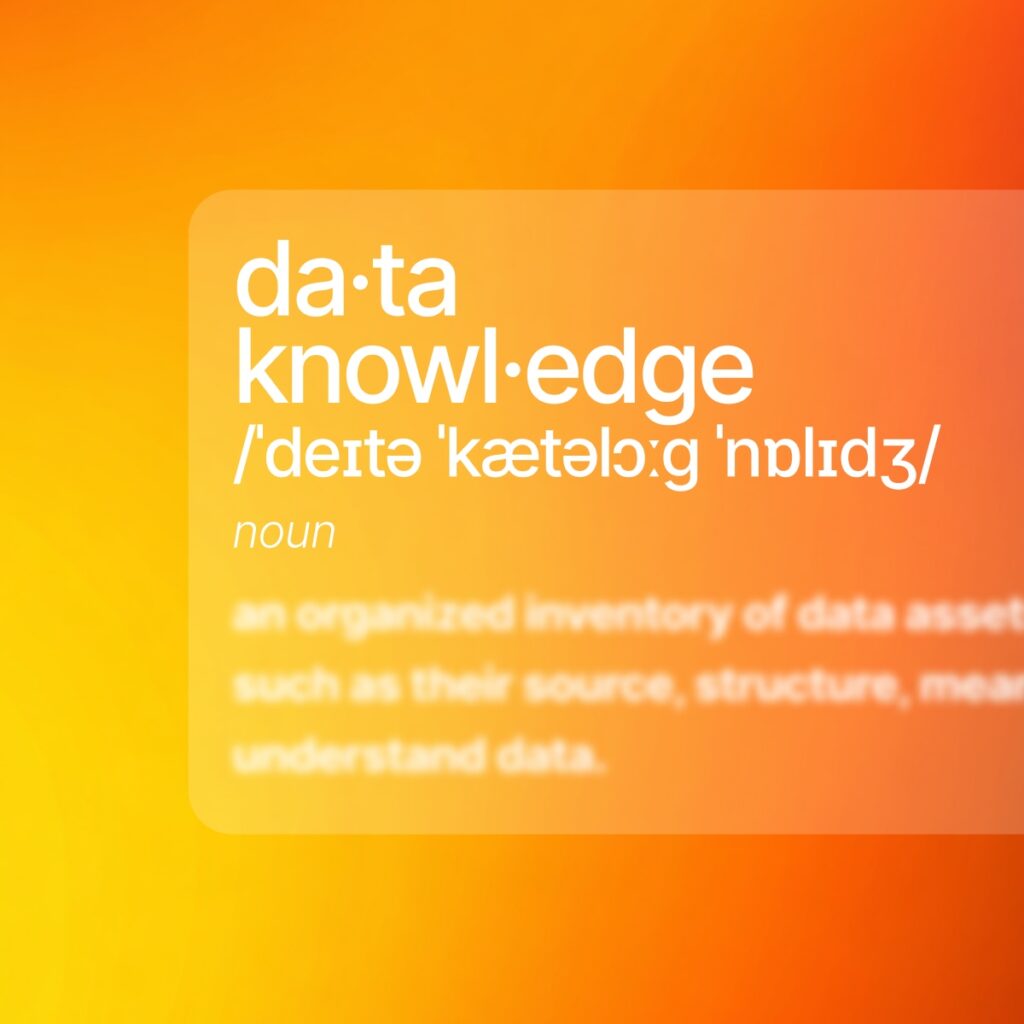 Data Knowledge catalog : définition, enjeux, et rôle