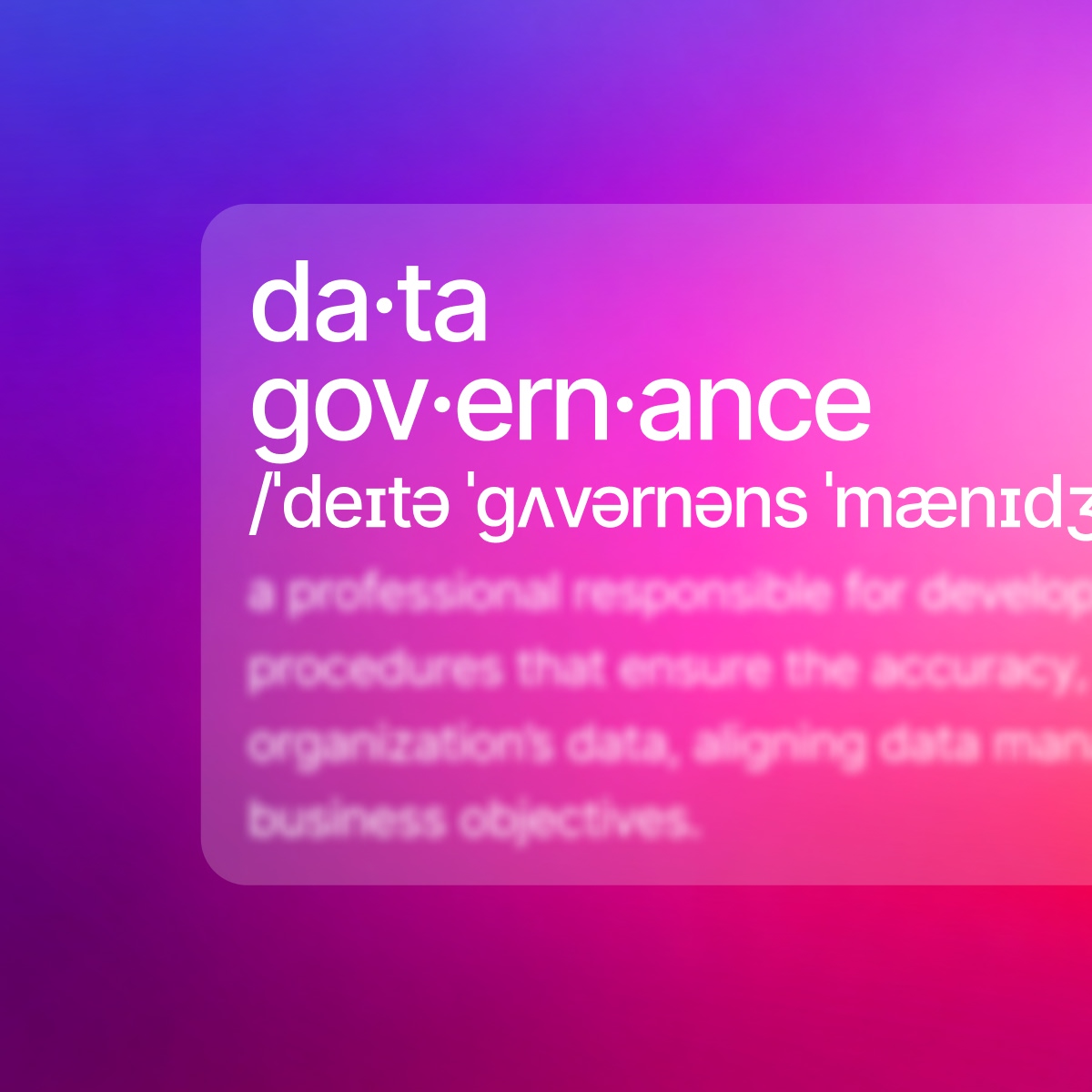 data governance blog