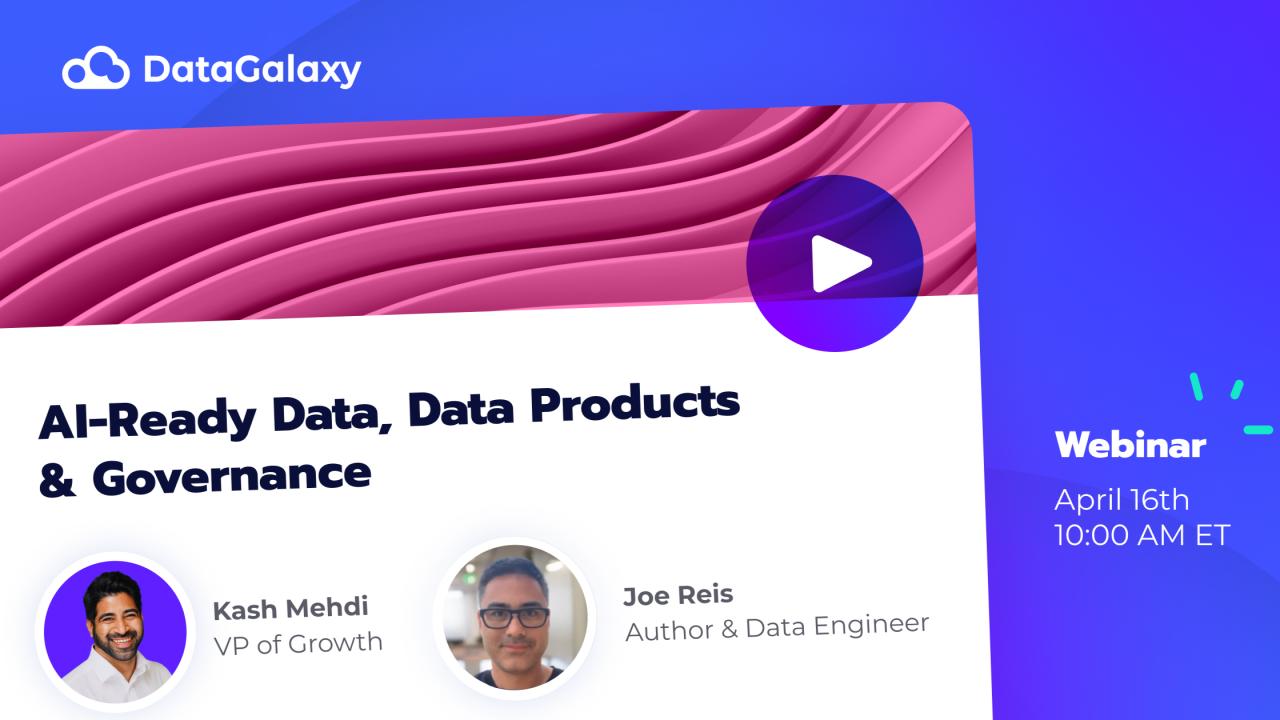 AI-Ready Data, Data Products & Governance
