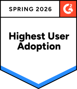 G2 highest user adoption badge